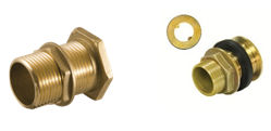 Brass Flanged Tank Connector