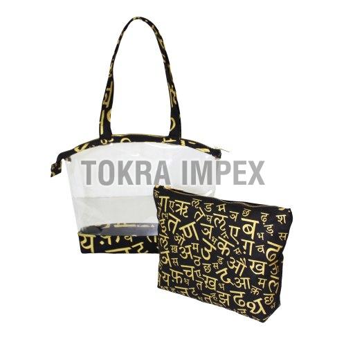 PVC Canvas Bag With Pouch