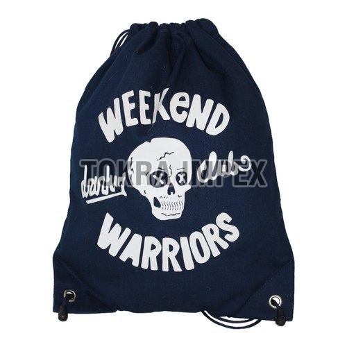 Sublimation Print Dyed Canvas Drawstring Backpack