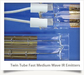 Twin Tube Fast Medium Wave Infrared Heater