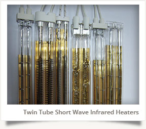Twin Tube Short Wave Infrared Heater