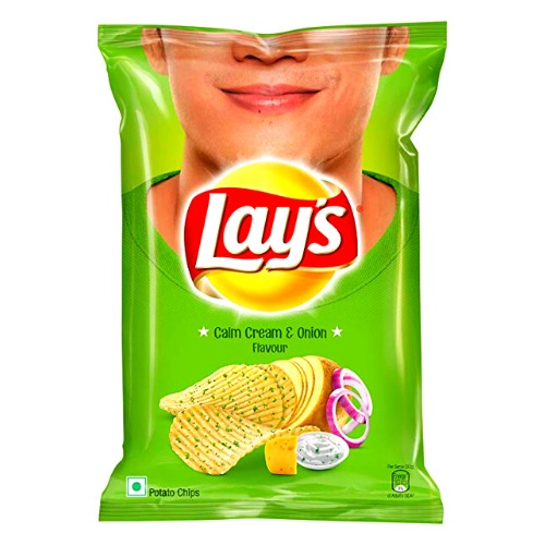 Lays Calm Cream & Onion Flavour Potato Chips