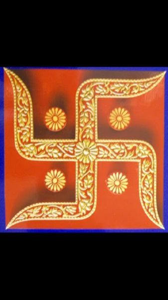 Gold Leaf Swastik
