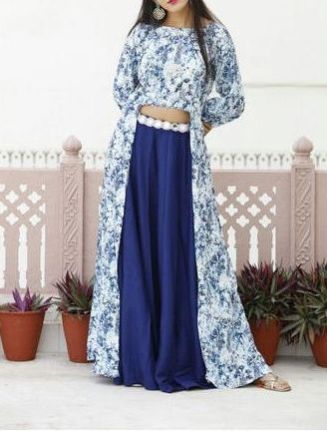 Printed Indo Western Dress