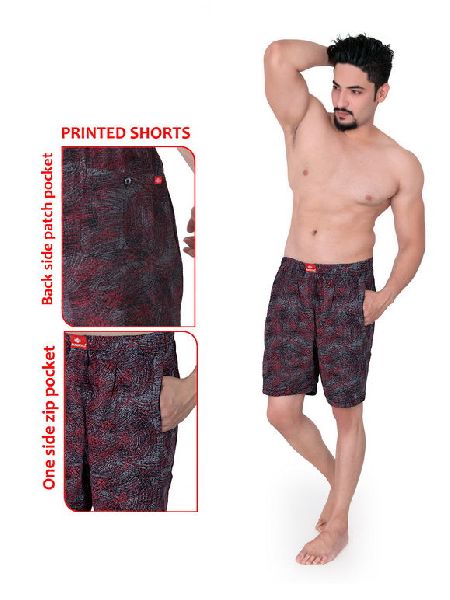 Mens Hosiery Printed Shorts