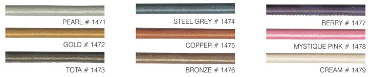 Metallic Colors Available