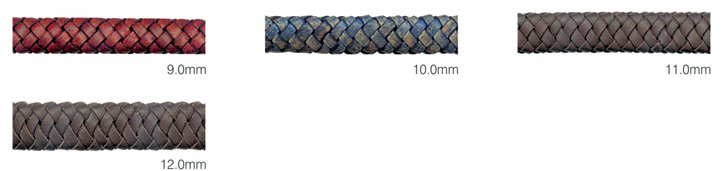 Size Available (4.0mm & 5.0mm Thickness We Can Make Oval Braided Up to 40mm)