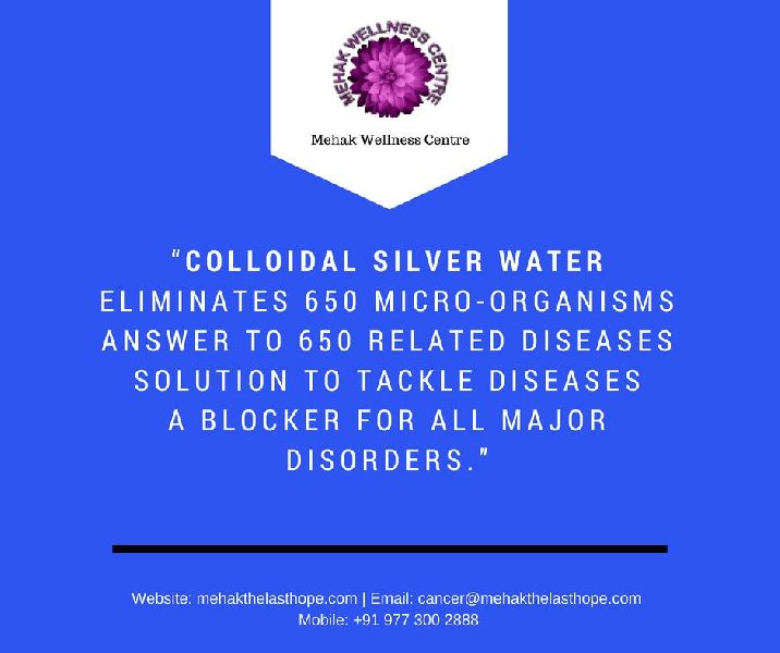 Colloidal Silver Water