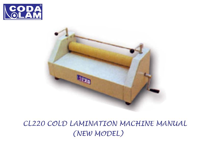 CL220 New Model Manual Cold Lamination Machine