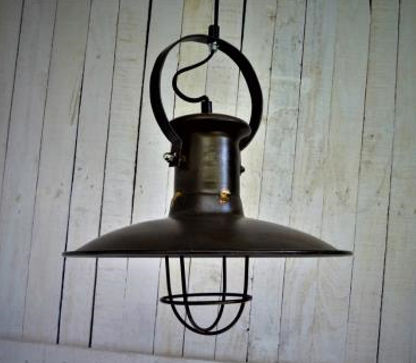 Mining Pendant Lamp with Cage