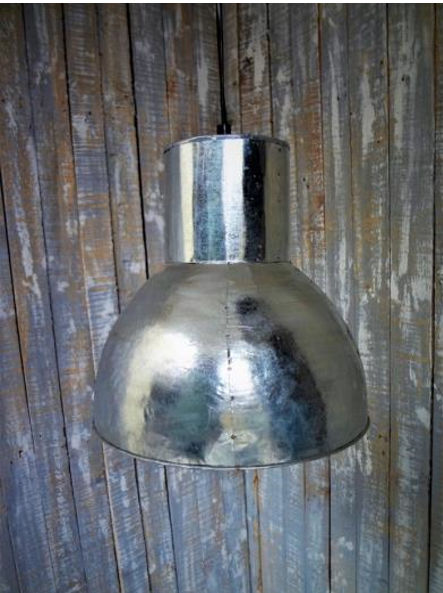 White Zinc Hanging Lamp
