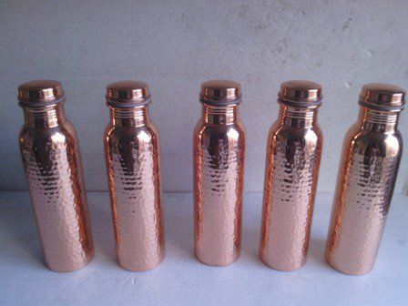 Hammered Copper Bottle