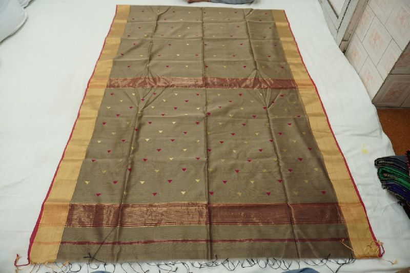 Pure Handloom Maheshwari Silk Cotton Saree