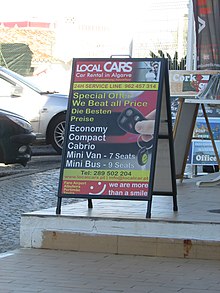 Sandwich Board Advertising Services