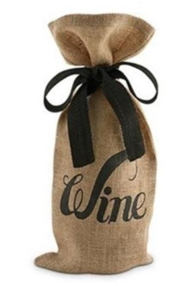 THH#0039 Jute Drawstring Bag