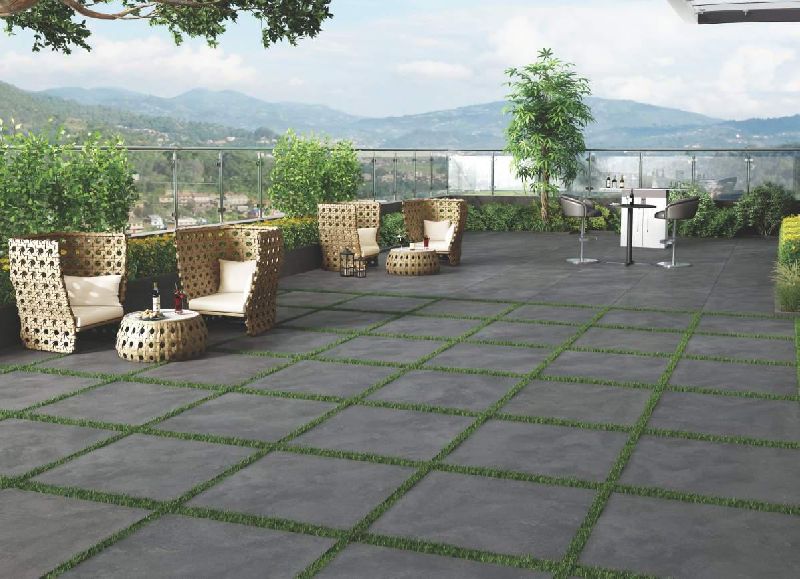 600 X Mm Outdoor Floor Tiles, Concrete Tiles Outdoor India