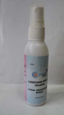 Lidocaine Aerosol Spray