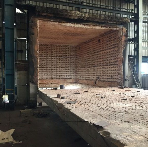 Heavy Structure Boogie Type Stress Relieving Furnace