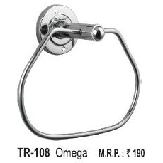 Omega Solid Wire Towel Rings