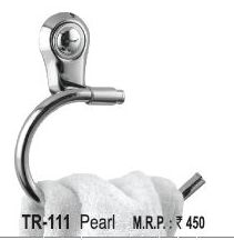 Pearl Concealed Towel Rings