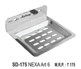 SD-175 Nexa Single Piece Soap Dish