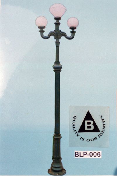 Cast Iron Garden Light Pole