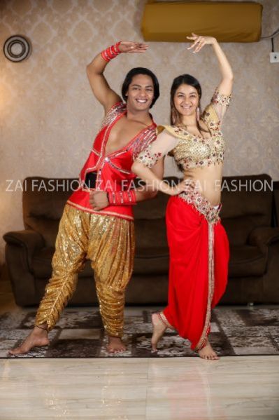 indo western costume for dance
