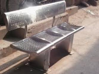 Garden Stainless Steel Bench