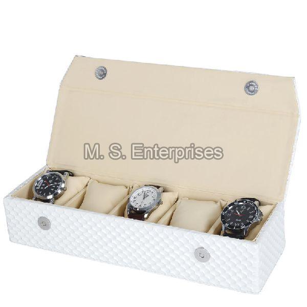 Hard Craft Watch Box Organizer for 5 Watch Slots