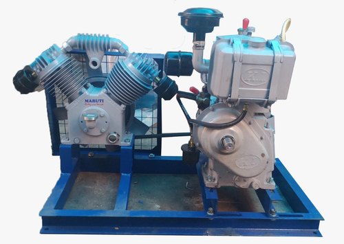 Borewell Compressor with Diesel Engine