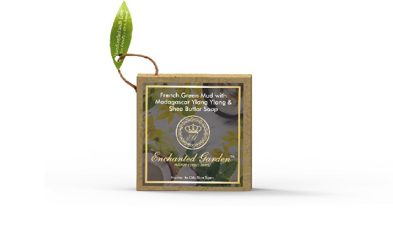 French Green Mud Madagascar Ylang Ylang and Shea Butter Soap