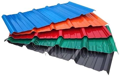 Colour Coated Roof Accessories - Plain Ridge Vent, Louvers and Corner  Flashing