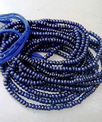 Rondelle Sapphire Beads