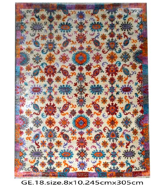 GE-001 HKT Hand Knotted 5-5 Quality Carpets