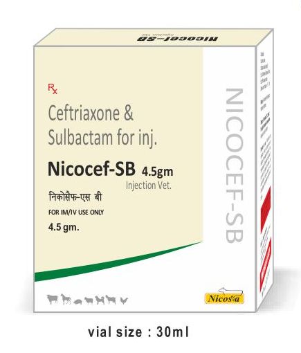 Nicocef-SB 4.5gm Injection