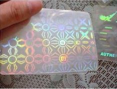 Colored Holographic Films