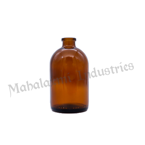 100 ml Amber Injection Glass Vial