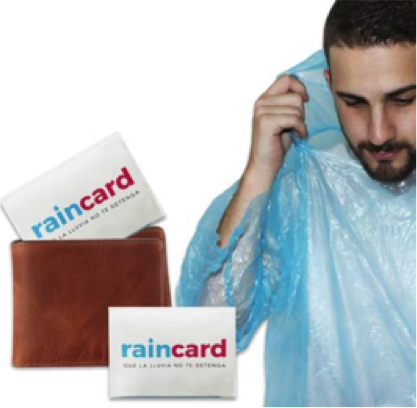 Disposable Rain Card