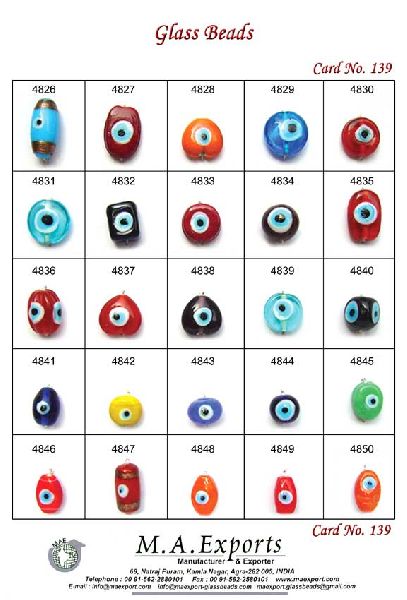 Evil Eye Glass Beads