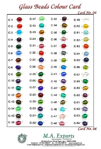 Transparent Color Glass Beads