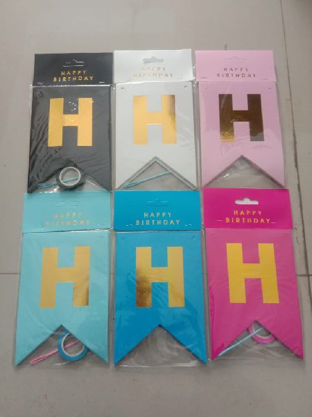 Foil Birthday Party Banners