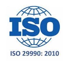 ISO 29990 : 2010 Certification Services