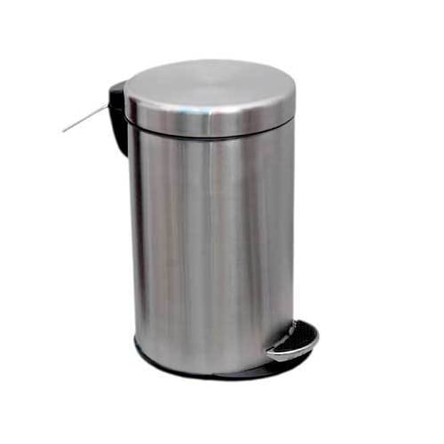 Stainless Steel Deluxe With Dome Lid Dustbin