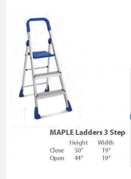Maple 3 Step Ladder