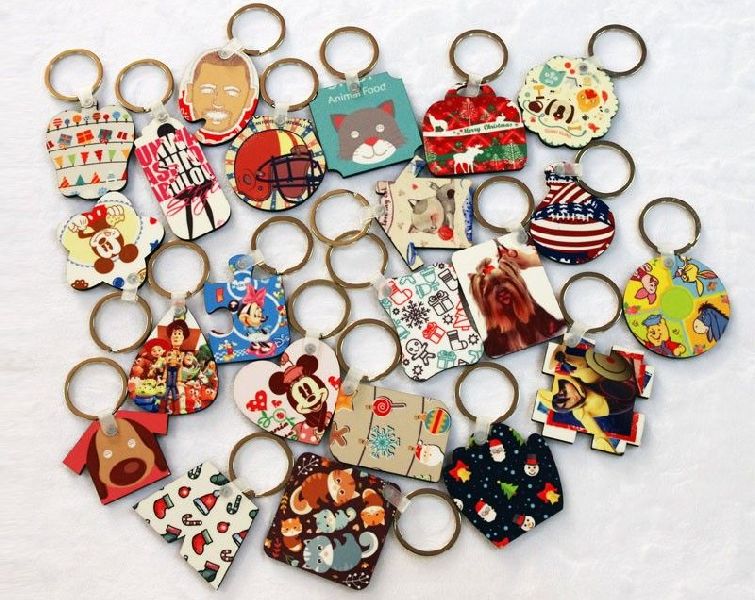 Sublimation Wooden Keychain