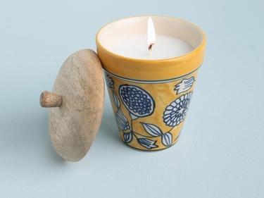 Mogra Scented Candle