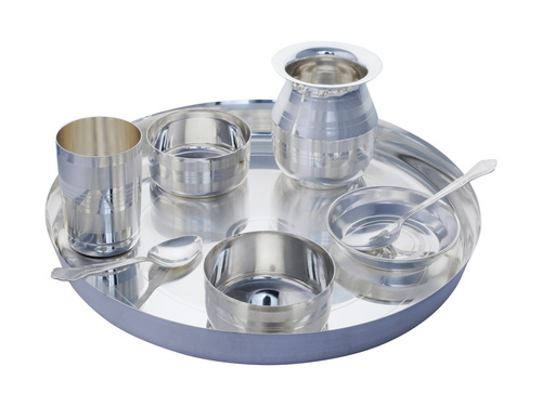 silver plated dinner set