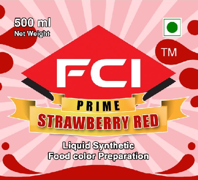 Liquid Strawberry Red Food Colour