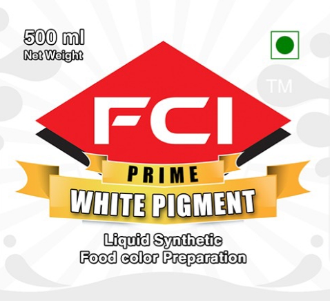 Liquid White Pigment Food Colour