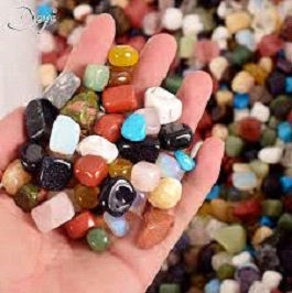 Mixed Gemstone Pebbles
